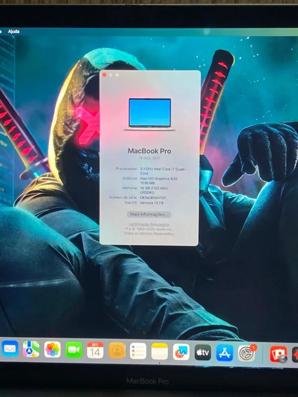 MacBook Pro A1707 i7 16GB 2TB SSD | GPU Dedicada | Bateria Normal | Sem Defeitos - Foto 2