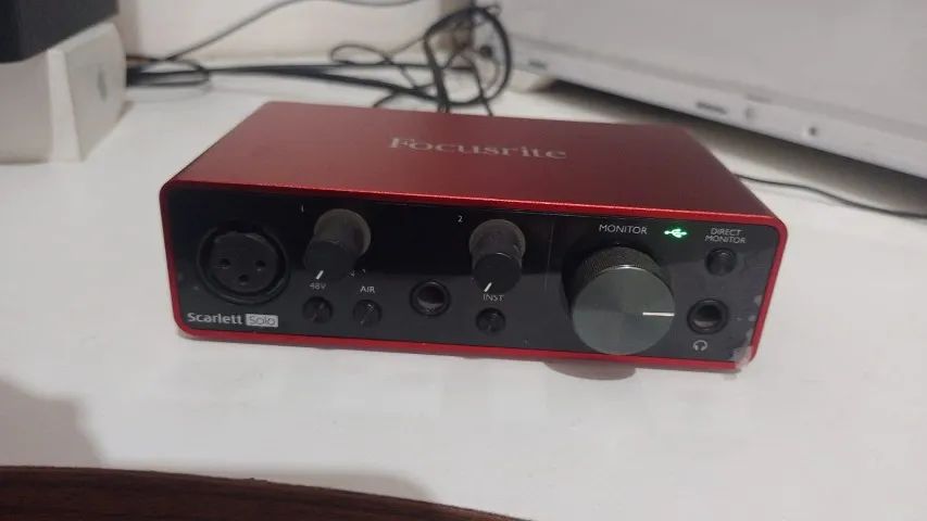 Interface focusrite scarlett solo 3rd