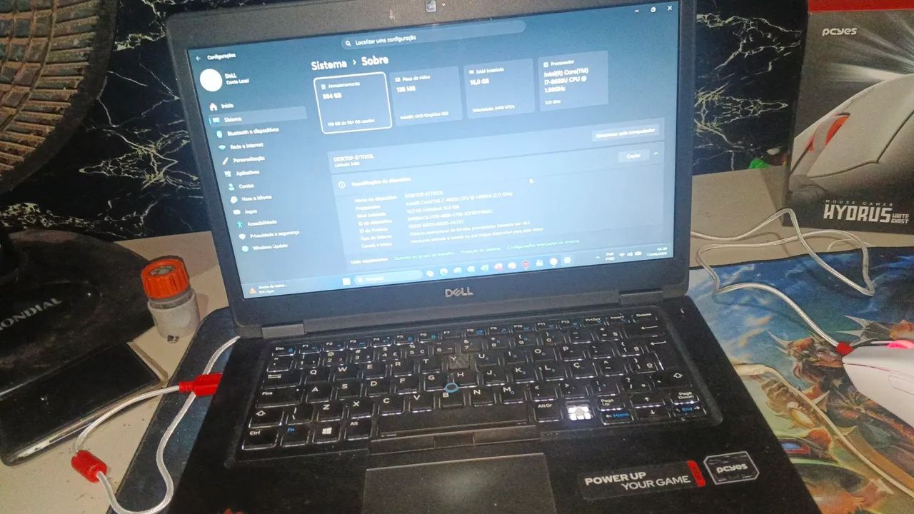 Notebook Dell i7 16gb 1tb ssd - Foto 2