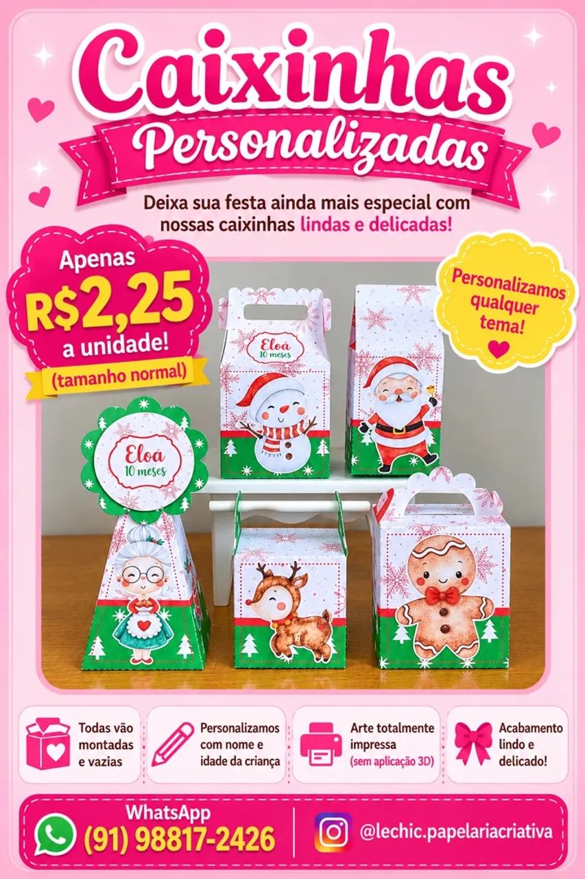 Caixinhas Personalizadas 