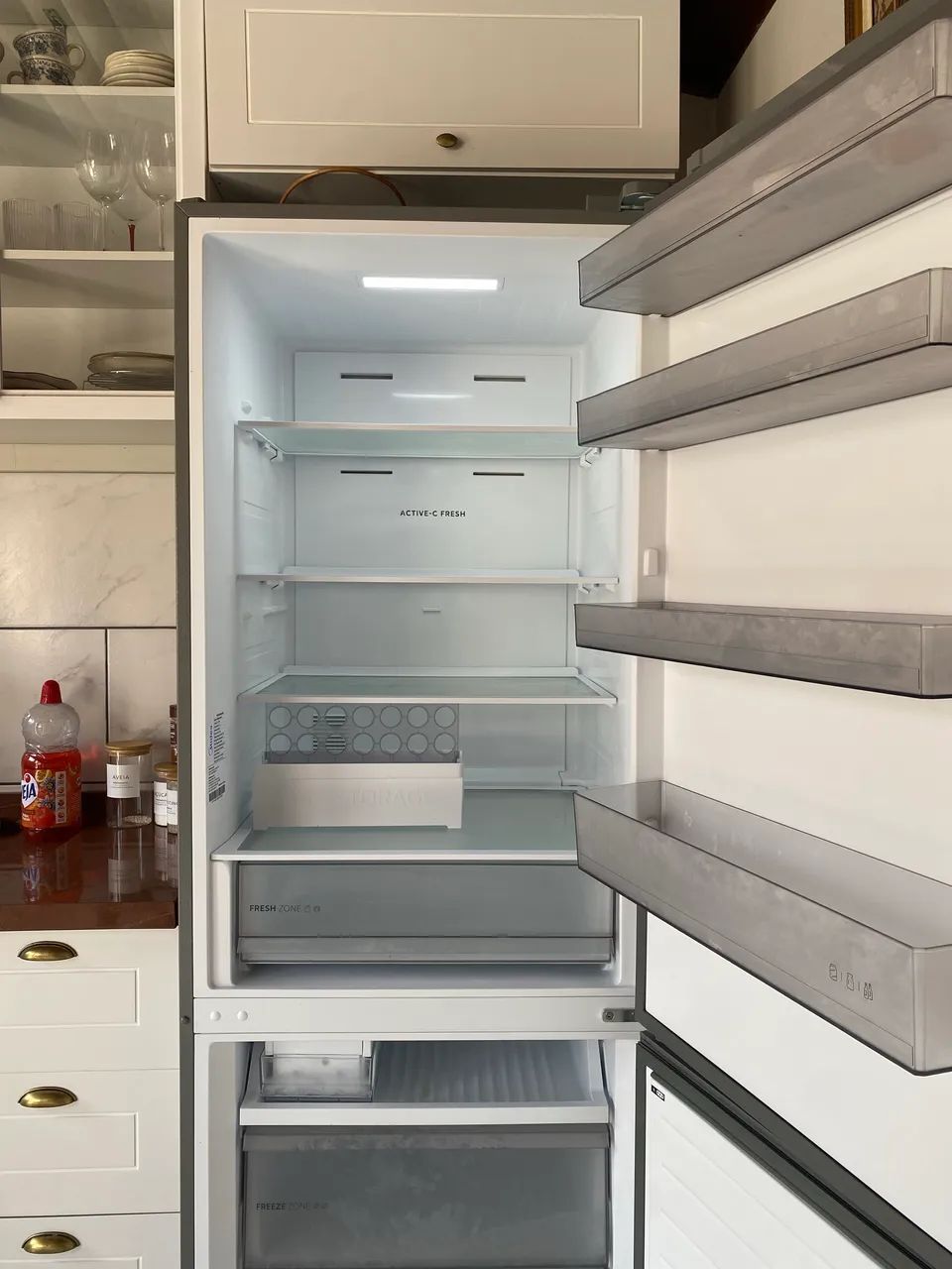 Geladeira Inox Midea inverse 416L  - Foto 5
