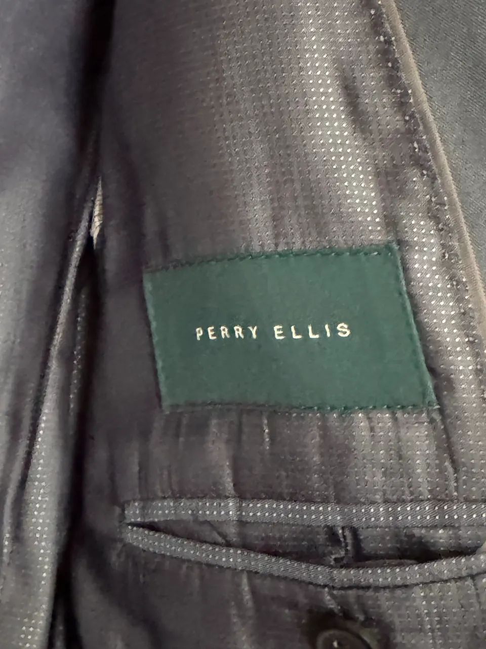 Blaser Perry Ellis M azul  - Foto 3