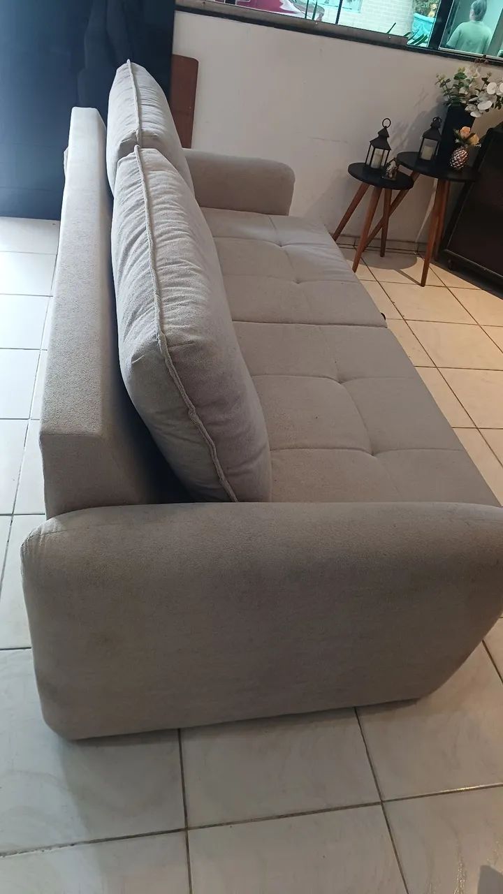 Sofá retrátil 3 lugares