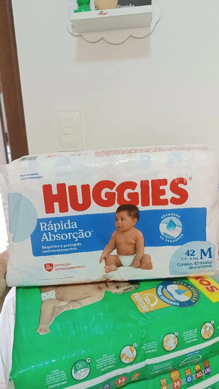 Fraldas P e M várias marcas  - Foto 4