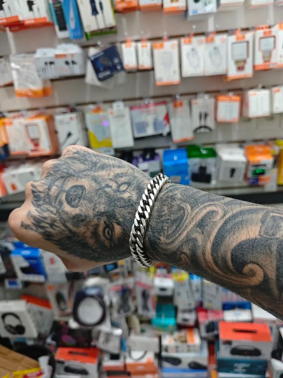 Pulseira de prata 925 maciça