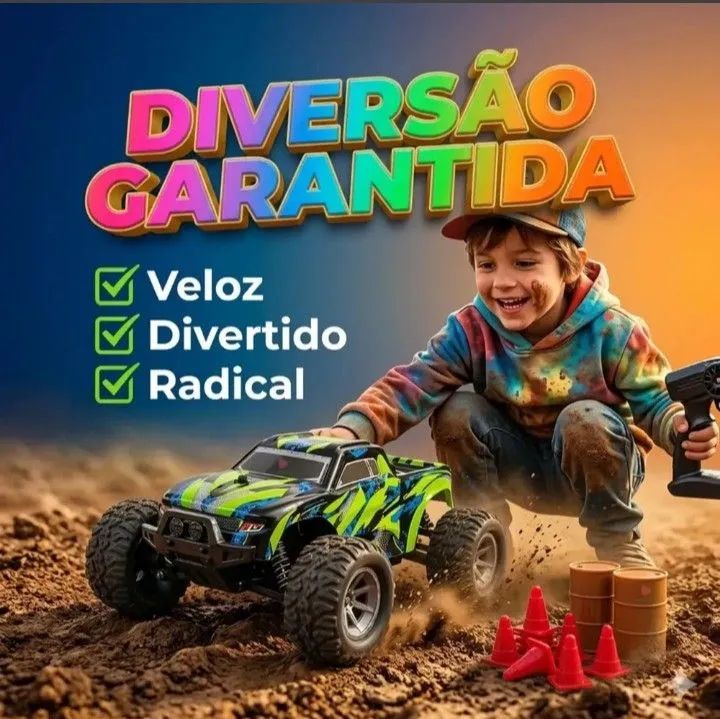 Carrinho de Controle Remoto Bateria recarregável  - Foto 6