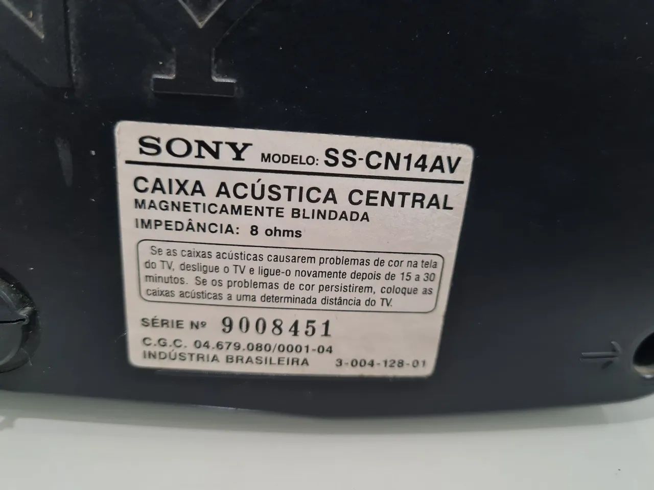 Trio caixas sony (sunround e central) - Foto 3