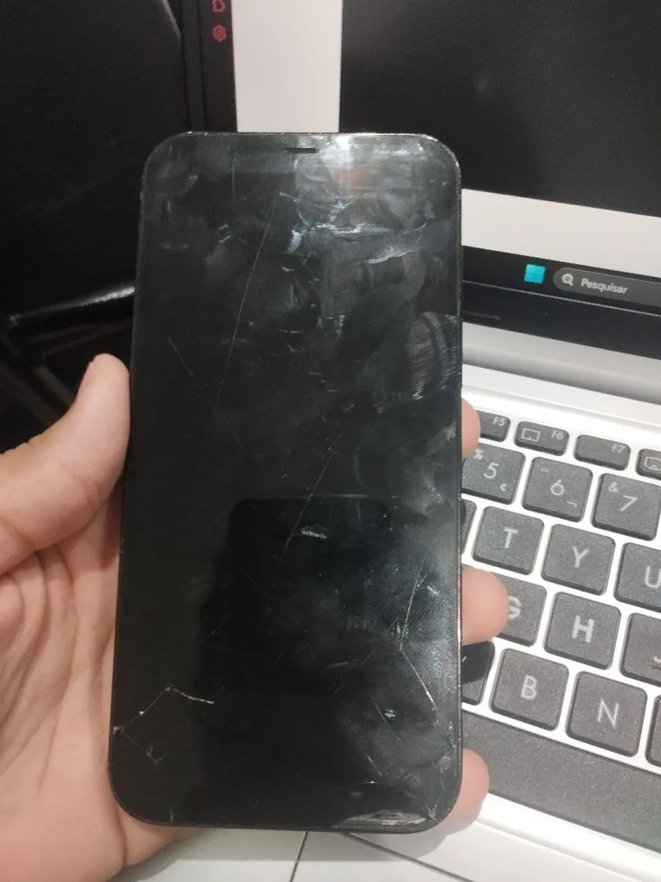 iPhone 12 Pro Max para Peças ou Conserto - No estado / sem Teste de placa. + Caixa - Foto 4