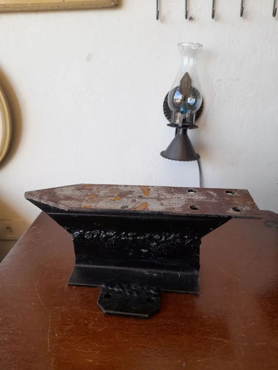 Bigorna de trilho artesanal