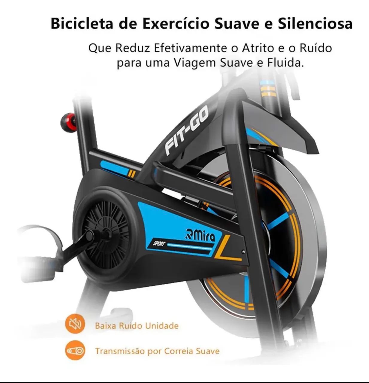 Bicicleta Ergométrica Spinning Rmira ER70  - Foto 2