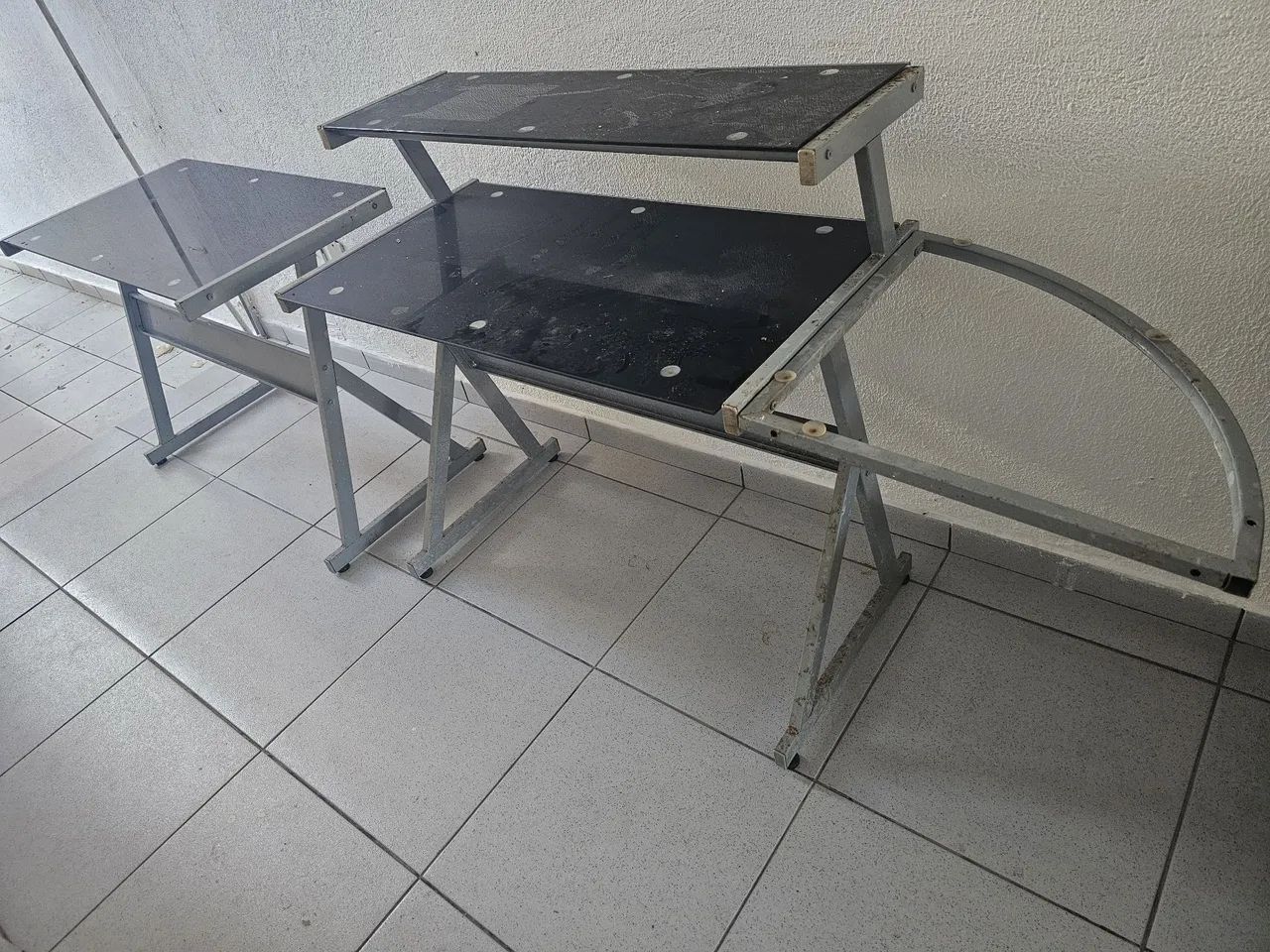 Mesa em vidro para computador  - Foto 2