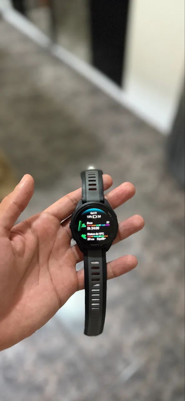 Garmin Forerunner 165 Amoled Preto
