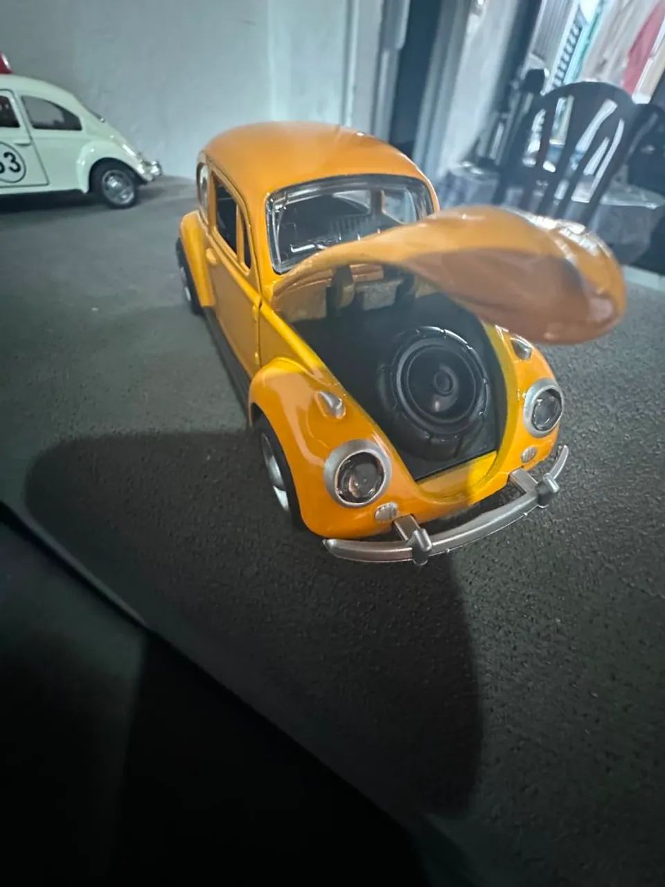 CARRINHOS COLECIONÁVEIS 2 FUSCA E UM ÔNIBUS INGLÊS  - Foto 5
