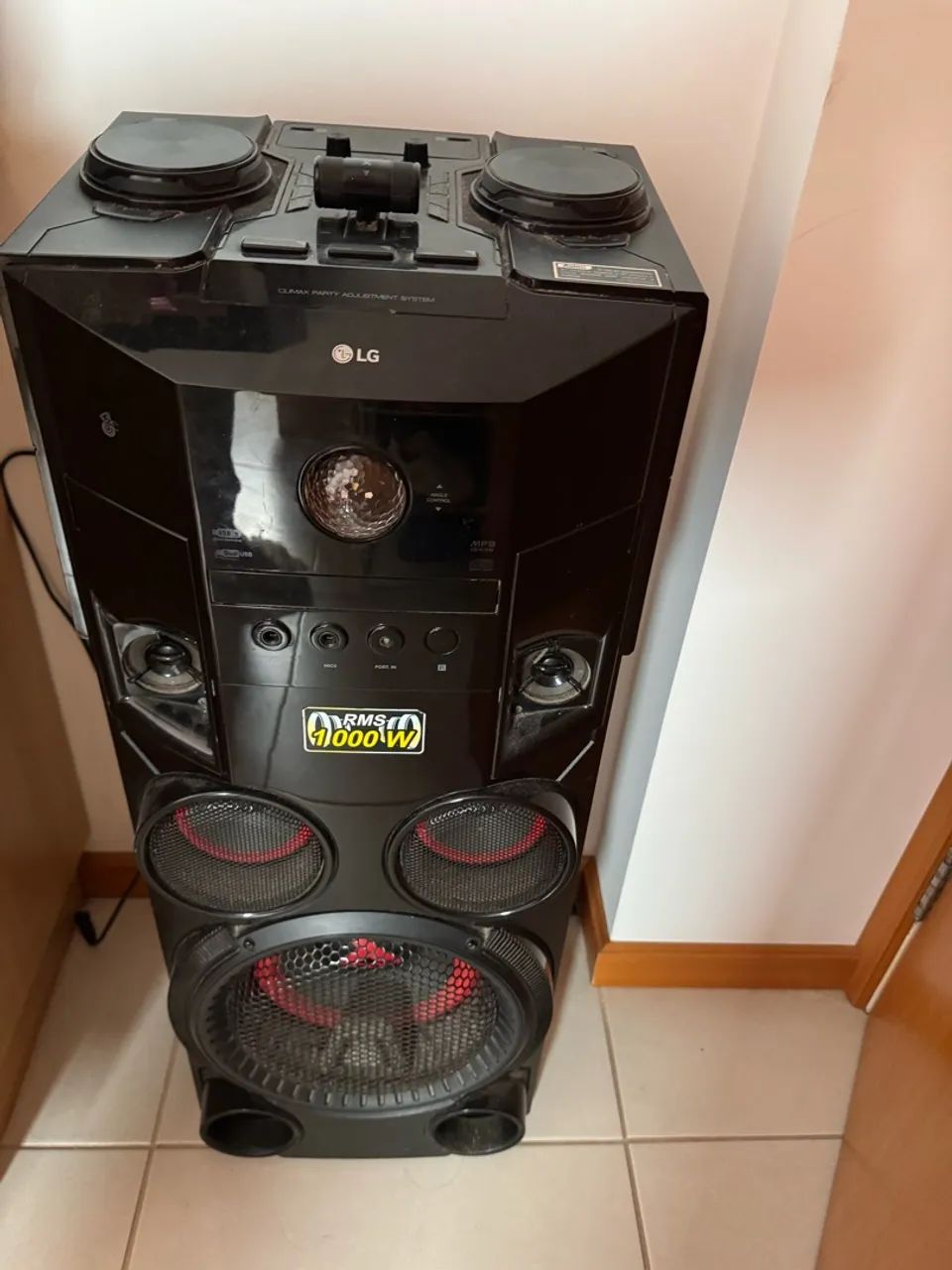 Vendo caixa de som LG 1000Wrms