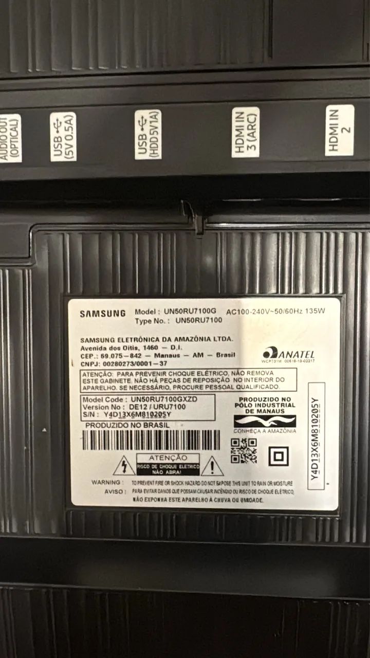 Tv Samsung 50 polegadas Ultra HD 4K  - Foto 3