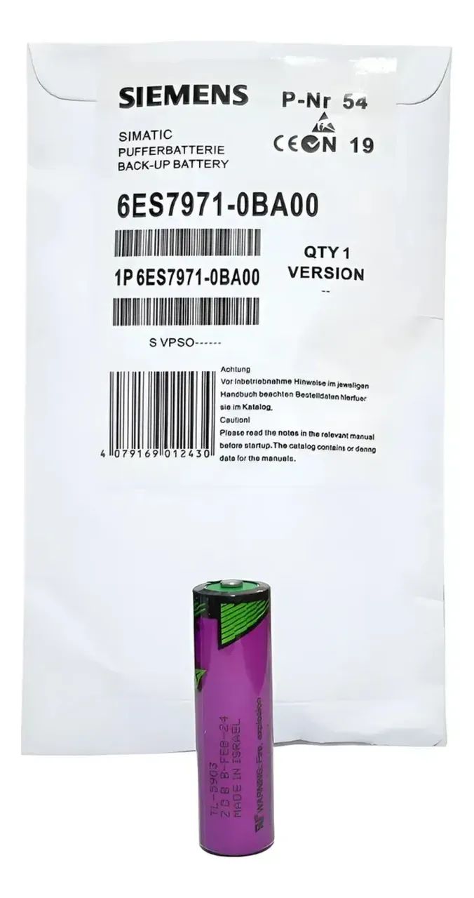 Bateria siemens 6ES7971-0BA00