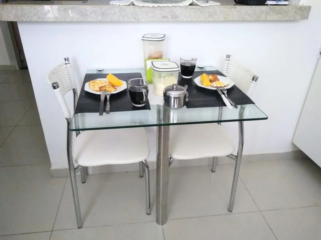 Mesa vidro de fixar