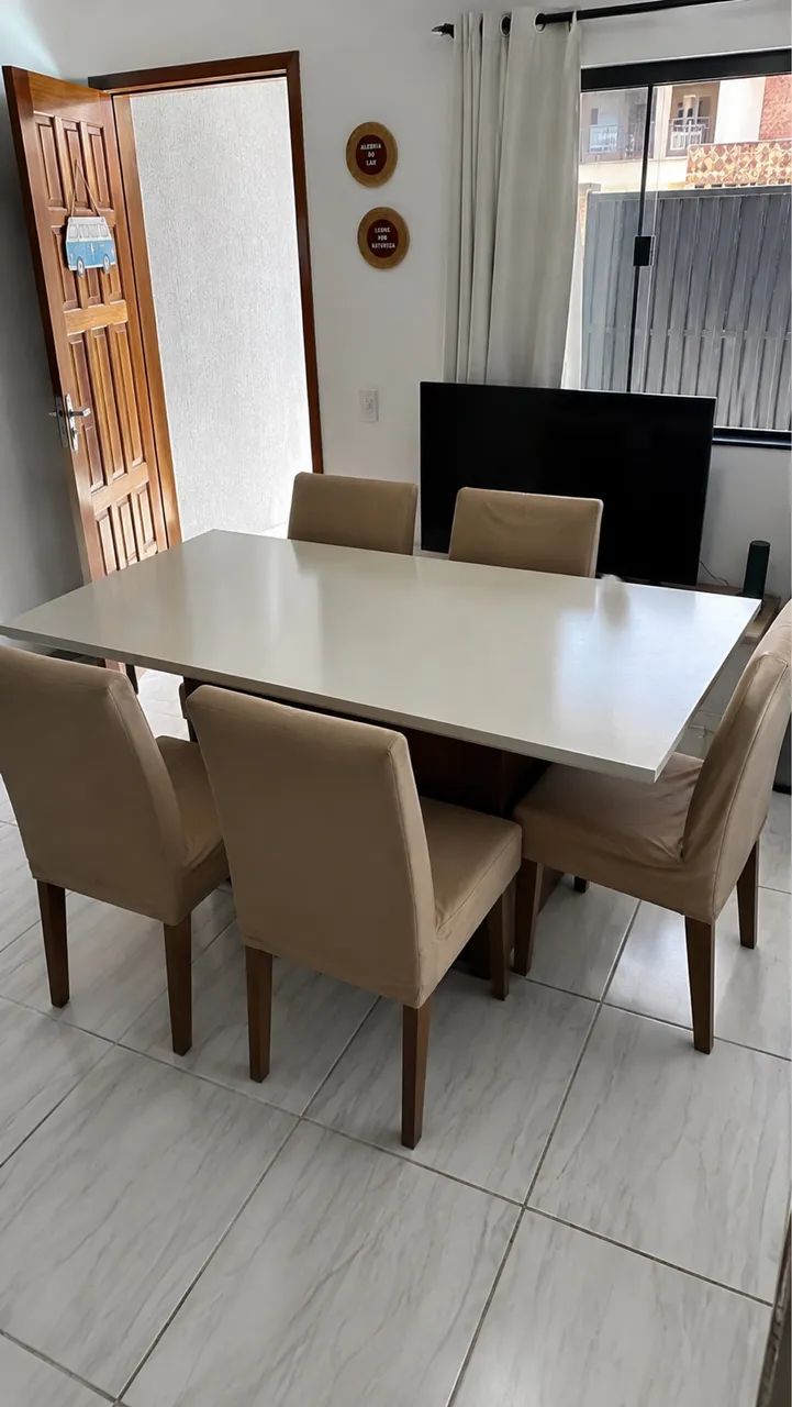 Mesa com 6cadeiras  - Foto 5