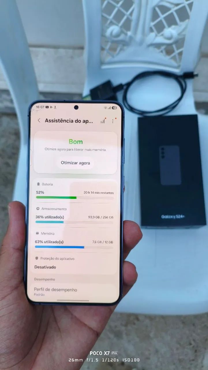 S24 plus novíssimo / apenas 2mês de uso  - Foto 3
