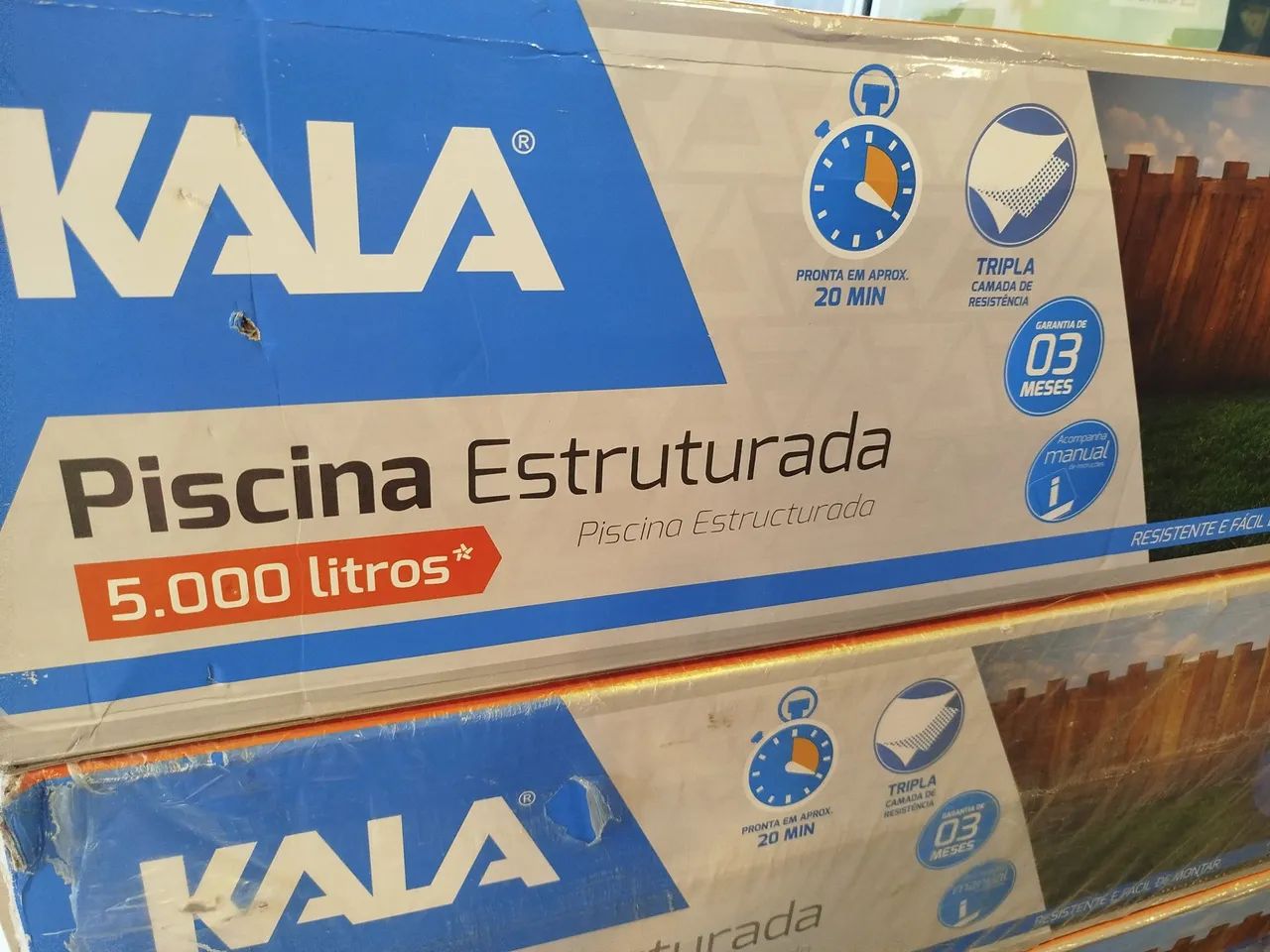 Piscina grande de 5000 mil litros redonda. Nova na caixa!  - Foto 3