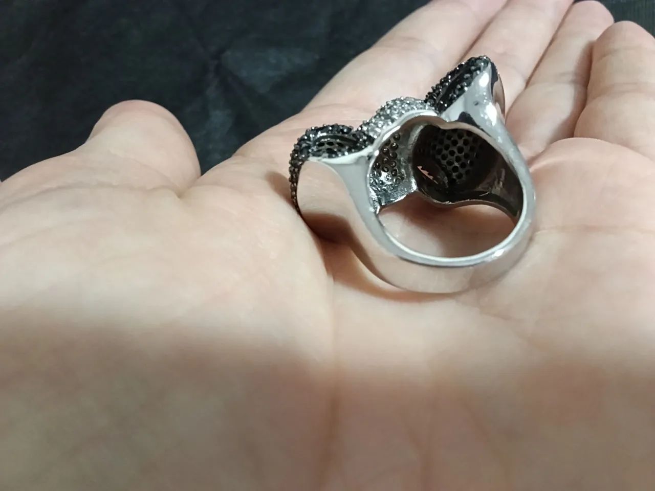 Anel laço em ródio  - Foto 2