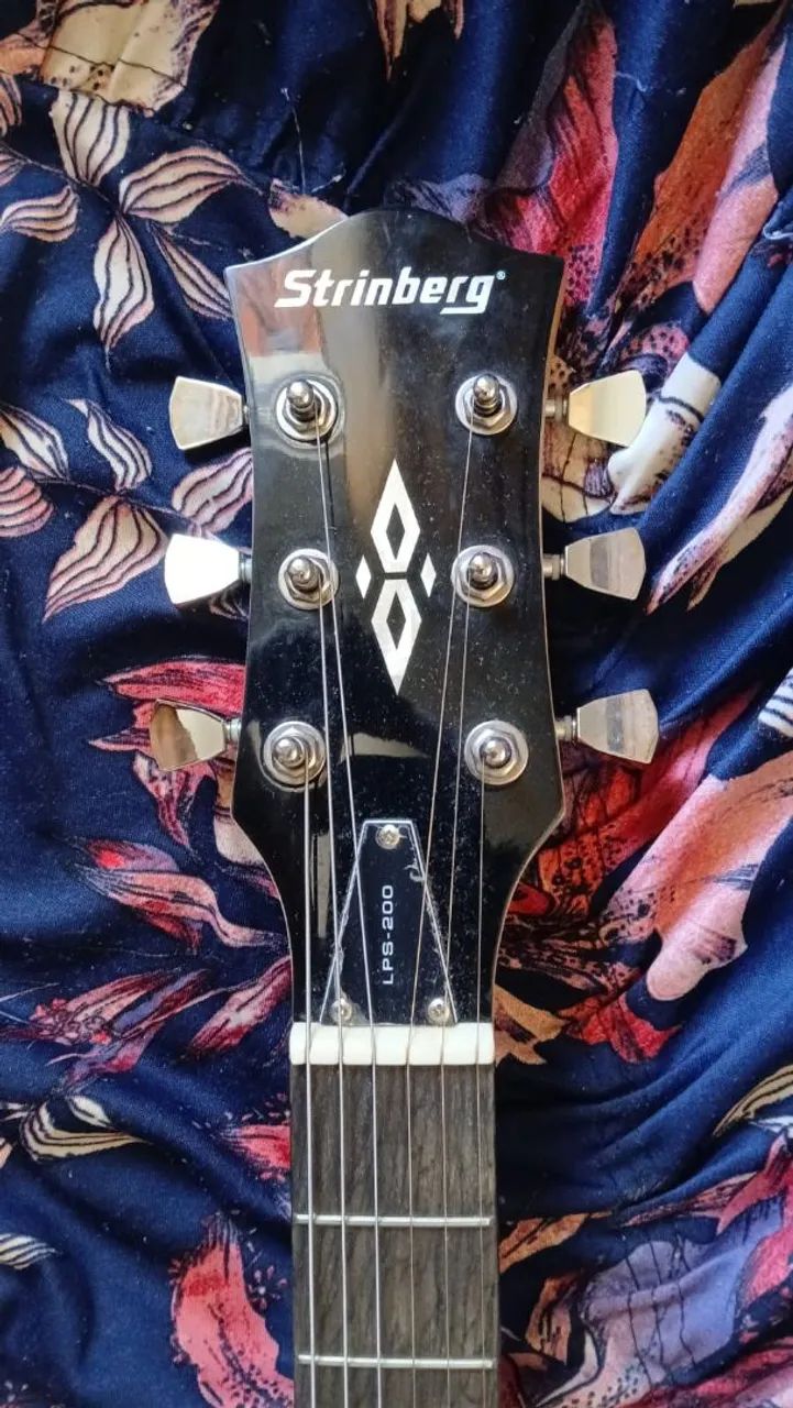 Guitarra LesPaul 200 Strinberg preta - Foto 2