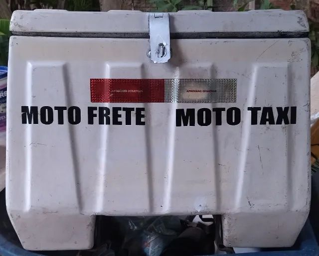 Baú para moto completo 