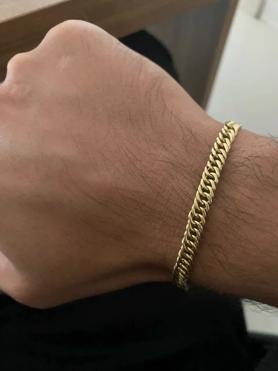Pulseira ouro 18k - grumet dupla  - Foto 3