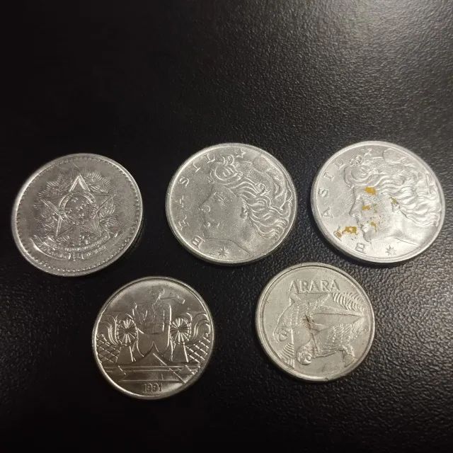 Moedas Nacionais Antigas - Foto 4