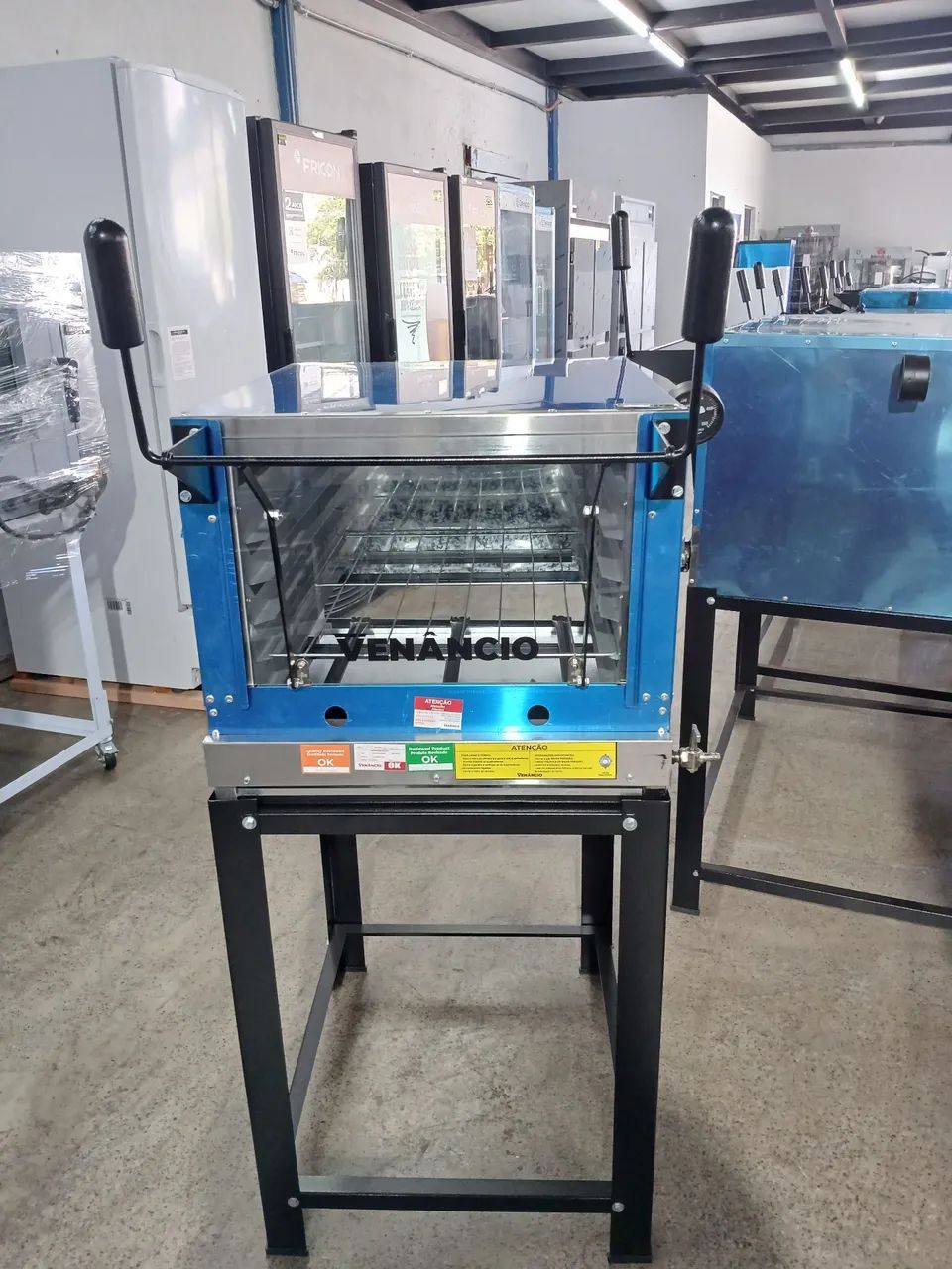 Forno Refratário Venâncio 60cm Inox a Gás 