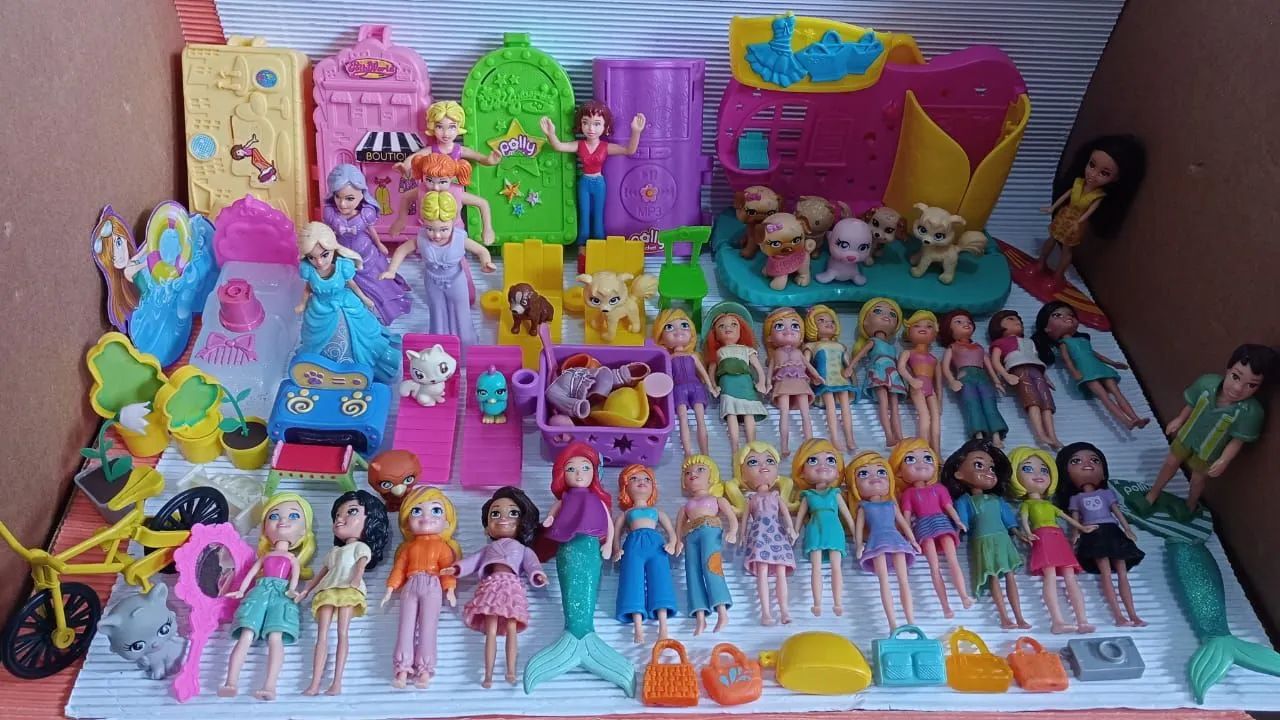 Lote de Polly pocket e acessórios  - Foto 5