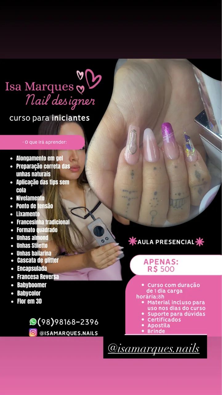 Curso de gel na tips completo 