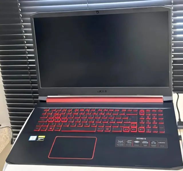 Notebook gamer - Acer Nitro 5 - i5 9th | 16gb ram | GTX 1650 | SSD 128 gb + HD 1 tb