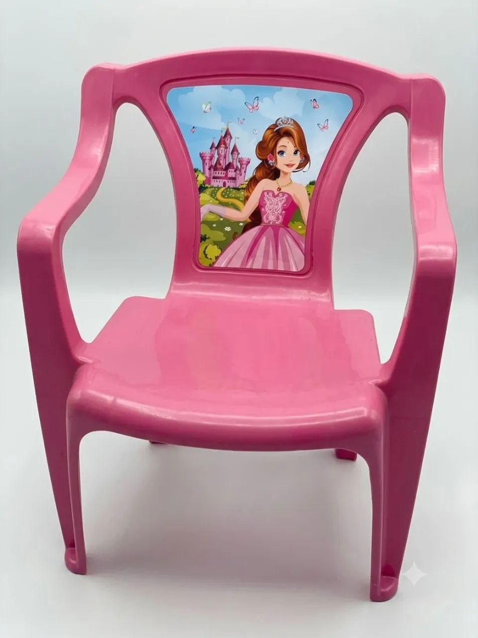 Kit Mesa Infantil com Cadeira Princesas - Rosa - Foto 2