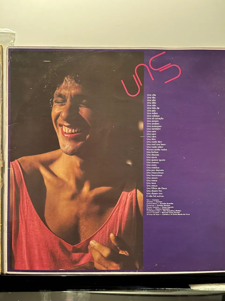 Caetano Veloso  Uns | 1983 | Philips - Vinil / Lp - Foto 2