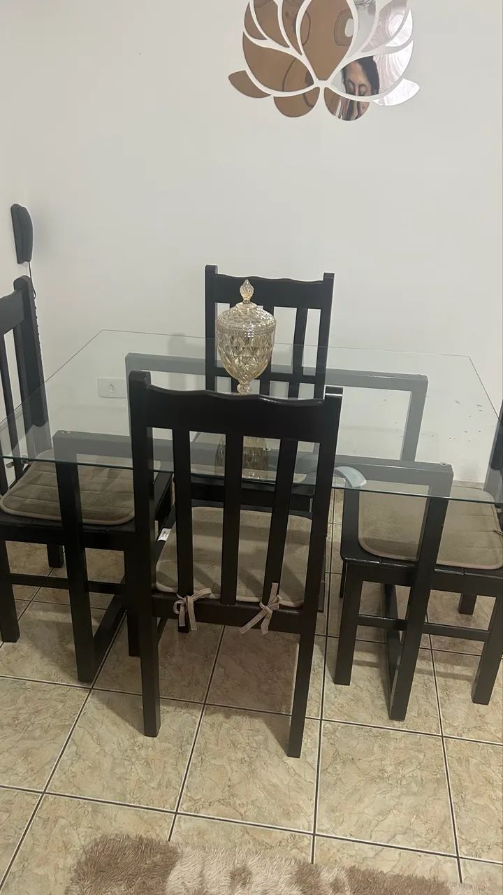 Mesa para sala de jantar e cozinha  - Foto 3