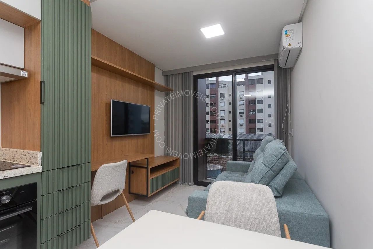 Apartamento mobiliado para alugar no Cidade Baixa de 1 quarto