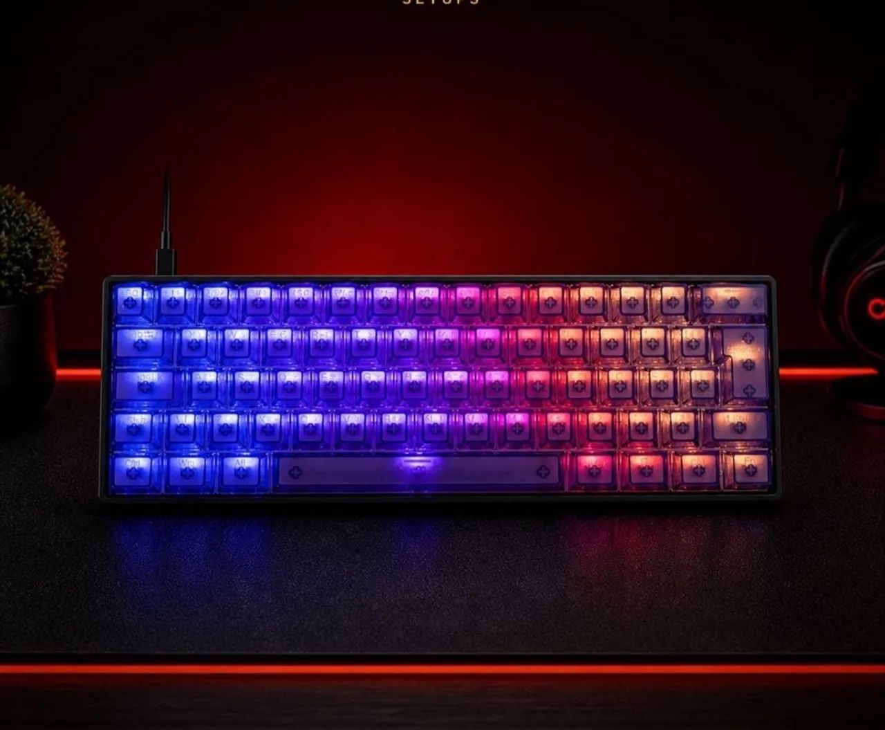Teclado magnético Mancer Amethyst RGB  - Foto 3