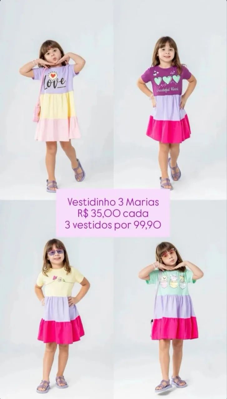 Vestidos infantis - Foto 2