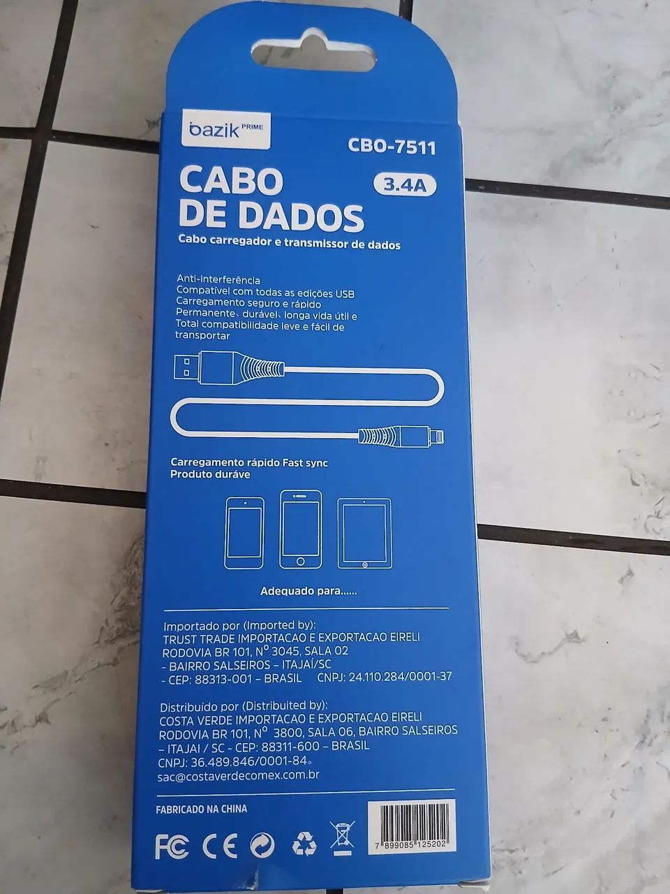 CABO DE CARREGAMENTO IPHONE 2 METROS - Foto 2