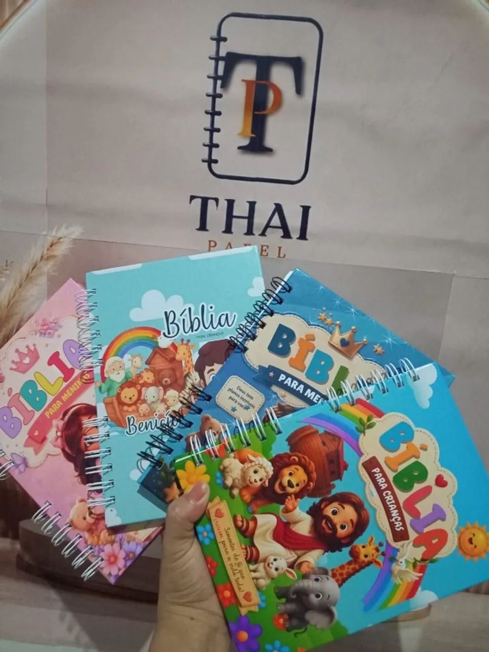 BIBLIA INFANTIL ILUSTRADA COM NOME