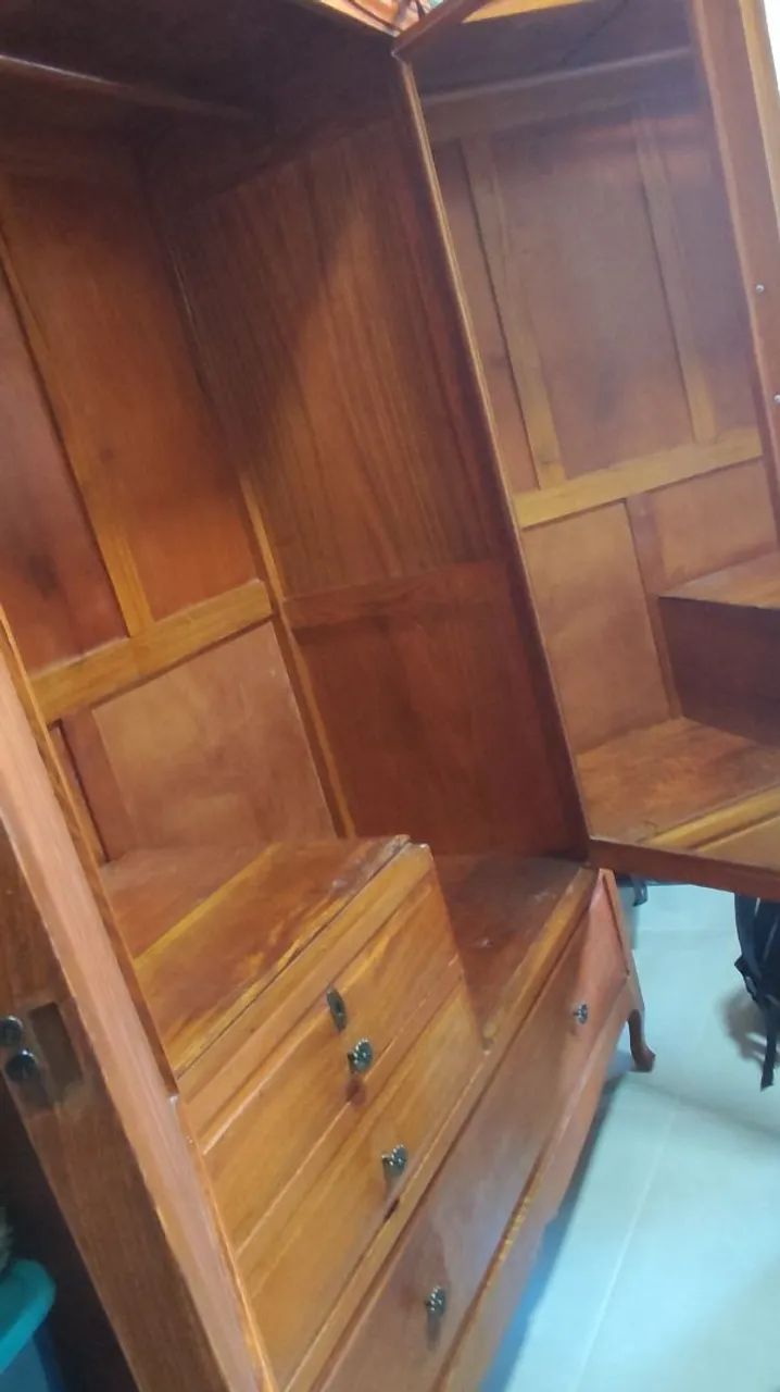 Guarda roupas solteiro em madeira  - Foto 3