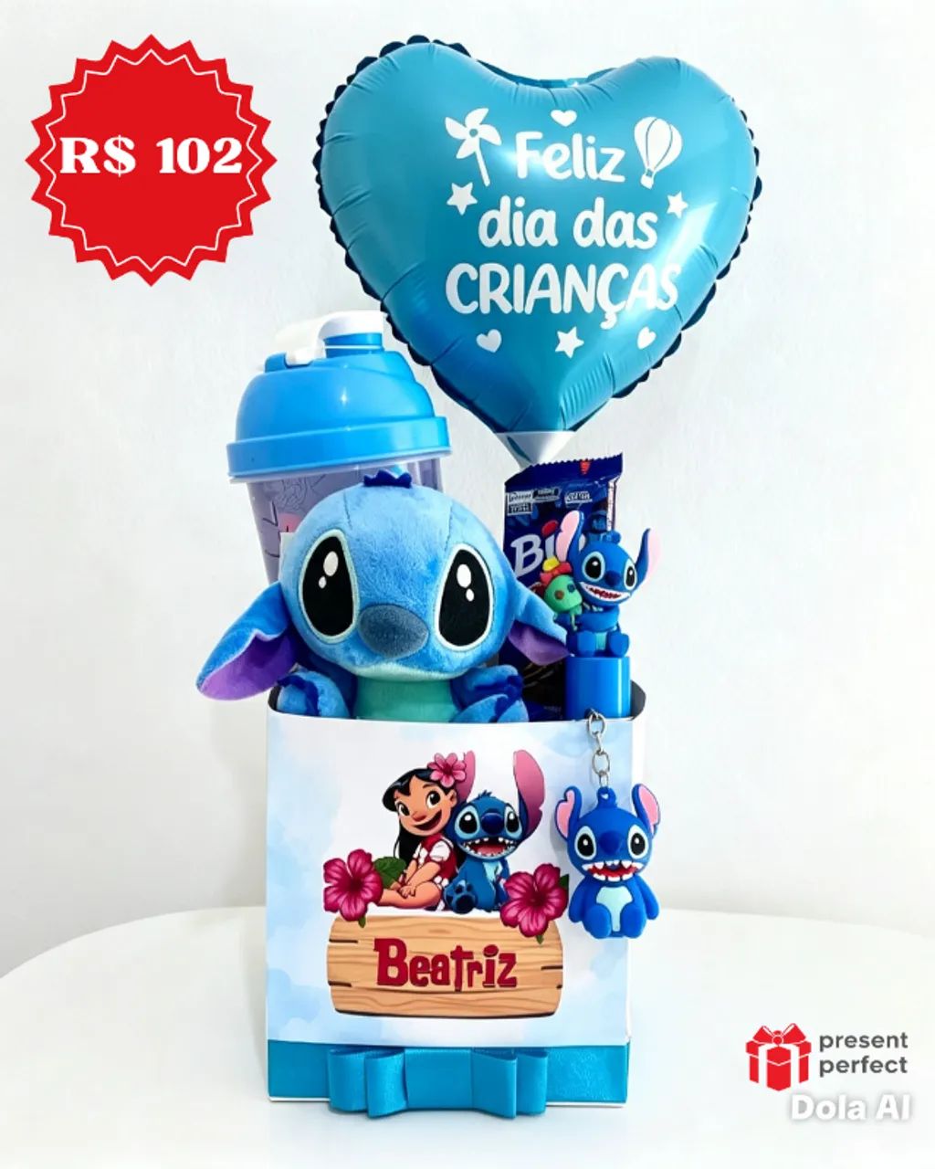 Presente Dia das Crianças - Box Stitch