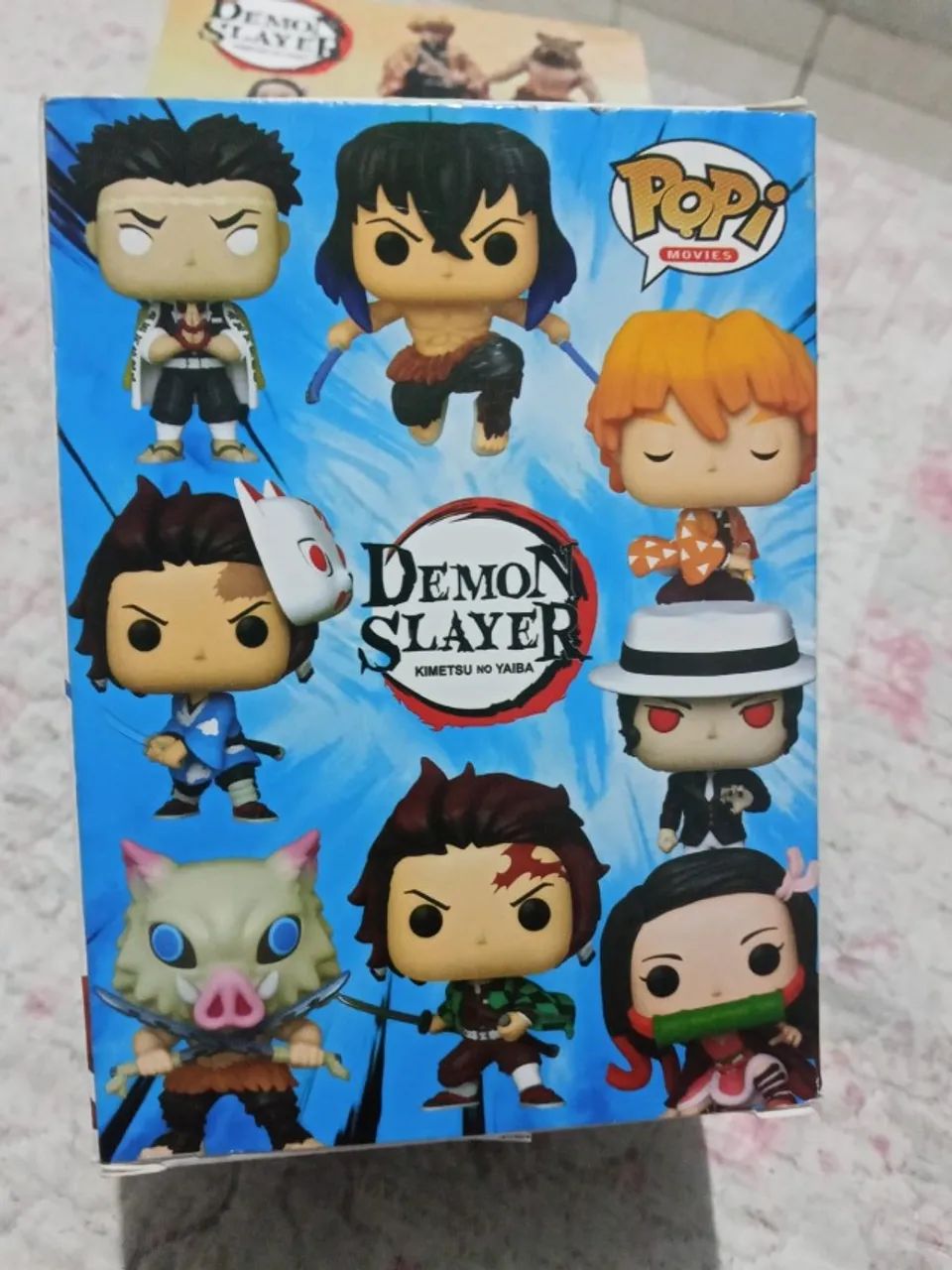 Boneco POP DEMONS SLAYER TANJIRO KIMONO AZUL - Foto 2