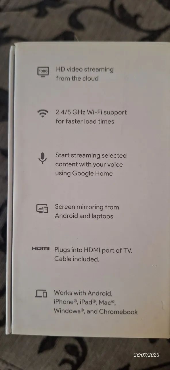 Chromecast Google  - Foto 5