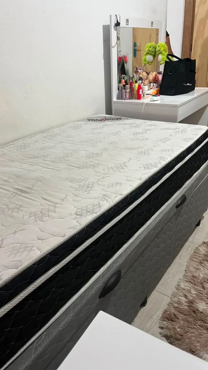 Cama Box Baú de solteiro 