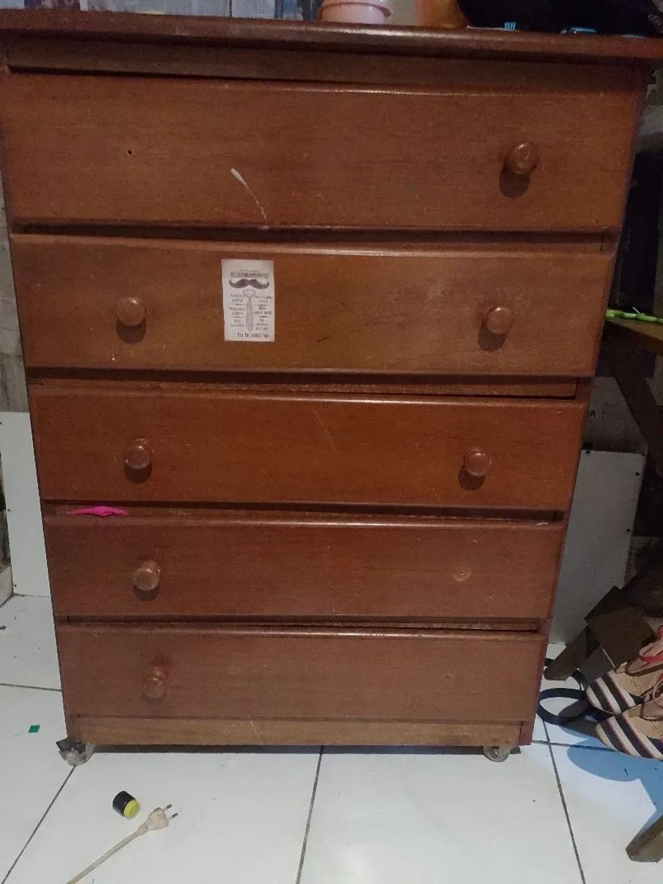 Cômoda 5 gavetas 