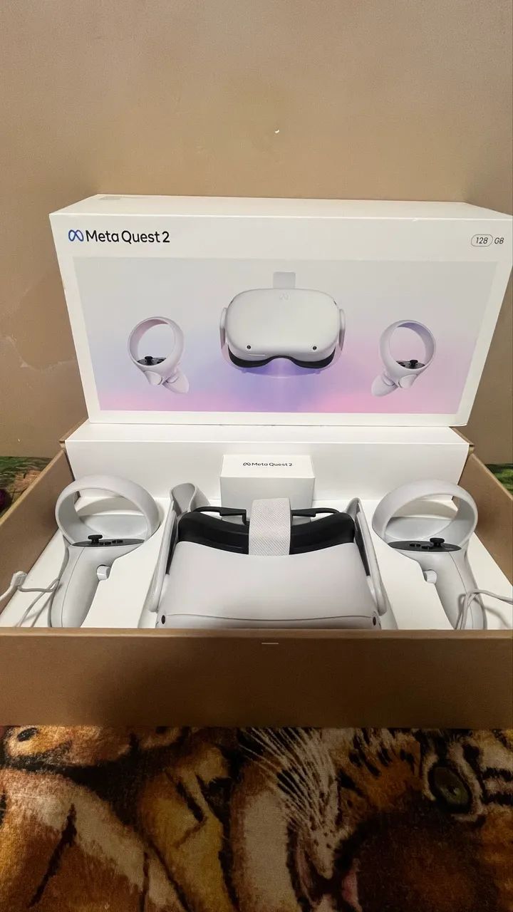 V/T meta quest 2 128GB na caixa - Consoles de Vídeo Game