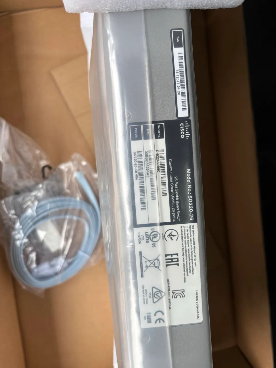 Switch Cisco 26 portas gigabit