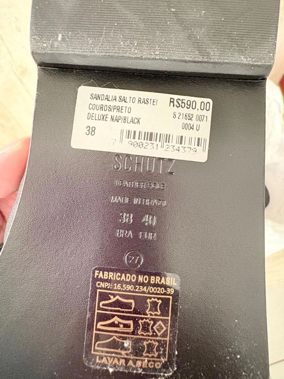 Schutz NOVA, rasteira com amarração - Foto 3